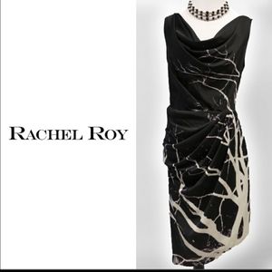 🖤 Rachel Roy Black Asymmetrical Dress